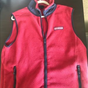 Red vineyard vines sweater vest